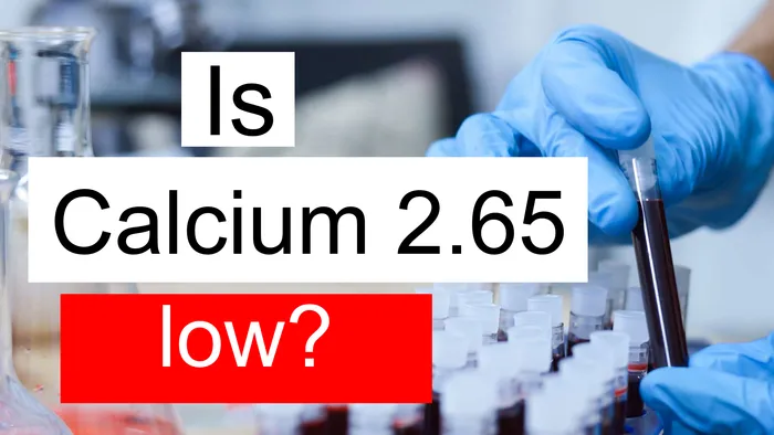 Is Calcium 2.65 low, normal or dangerous? What does Calcium level 2.65 ...
