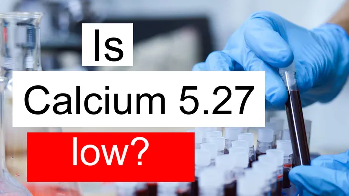Calcium Subscript Calcium 5.27 mg/dL: Symptoms you should not ignore