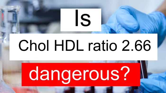 Chol HDL ratio 2.66