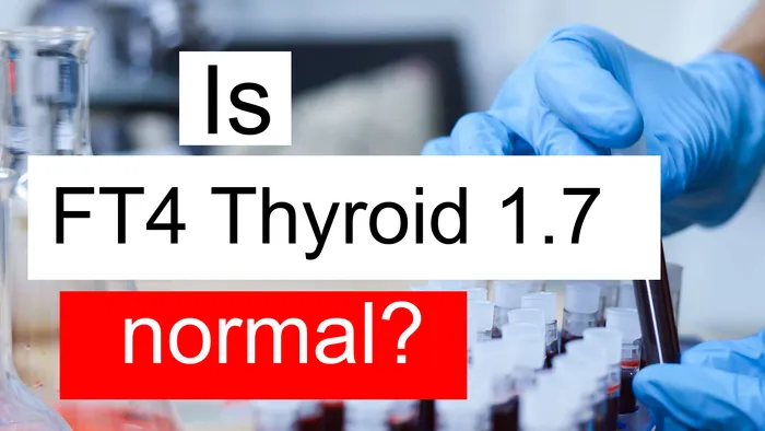 FT4 thyroid 1.7