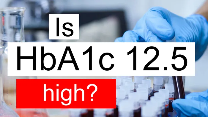 HbA1c 12.5