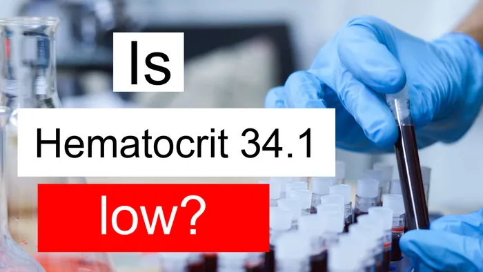 Hematocrit 34.1