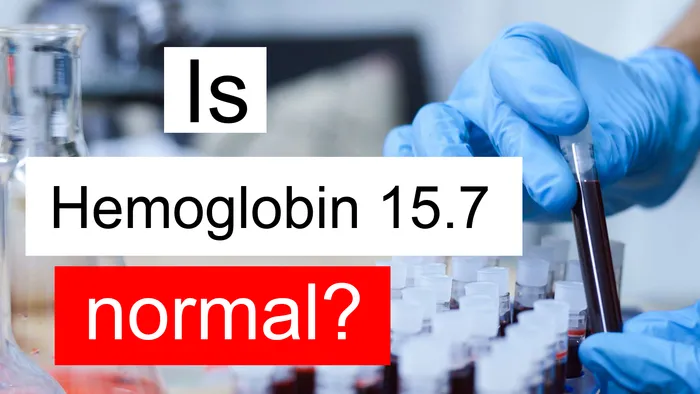 Hemoglobin 15.7