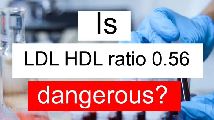 LDL HDL ratio 0.56