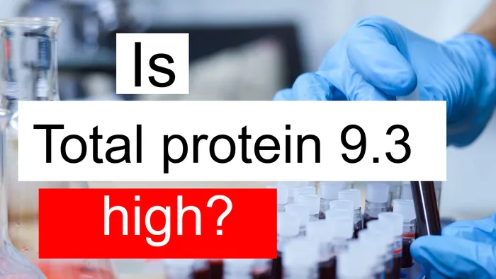 Total protein 9.3