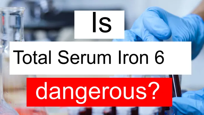 Total serum iron 6